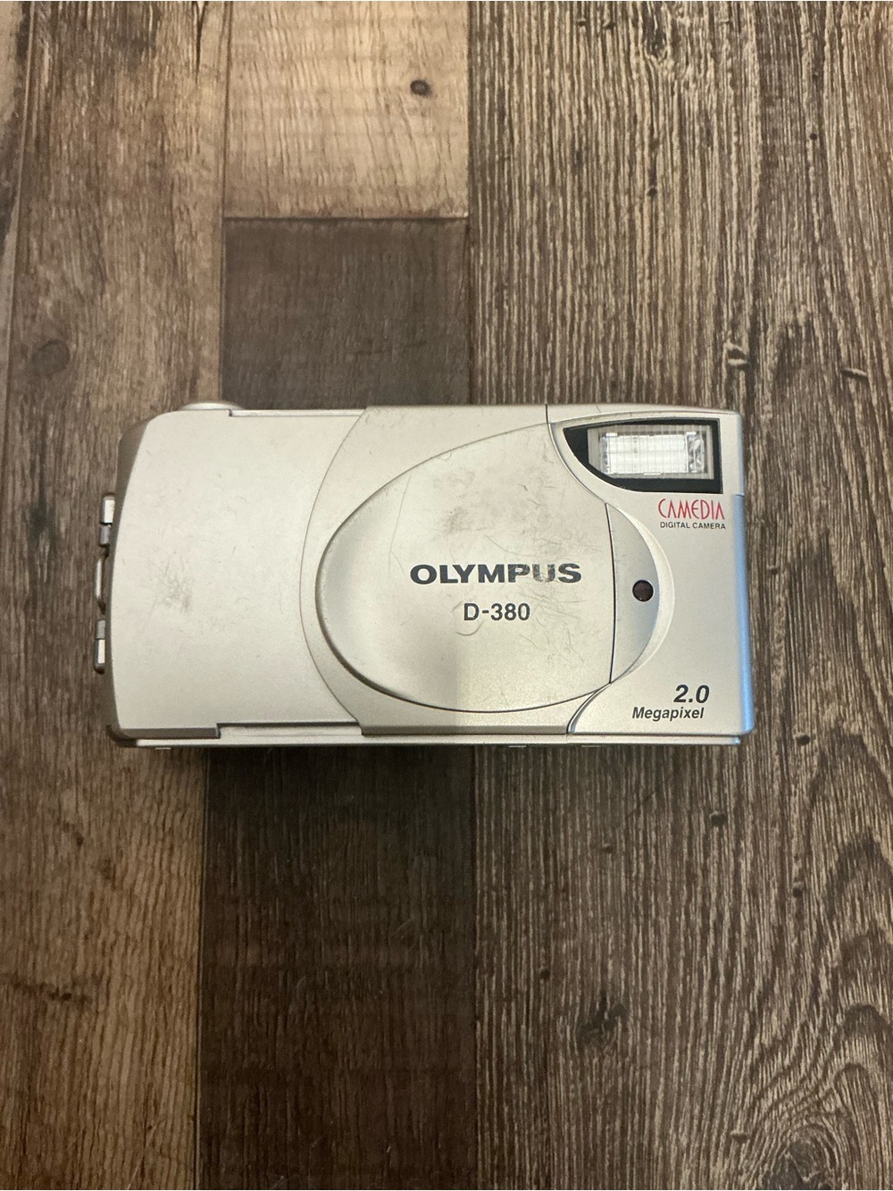 Olympus D-380 Silver Point-and-Shoot Digital Camera